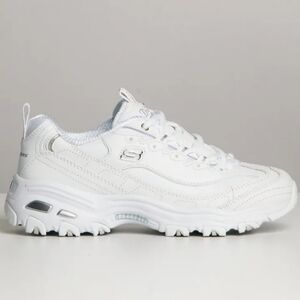 Sketchers D'Lites leather Wide Fit Sneakers
